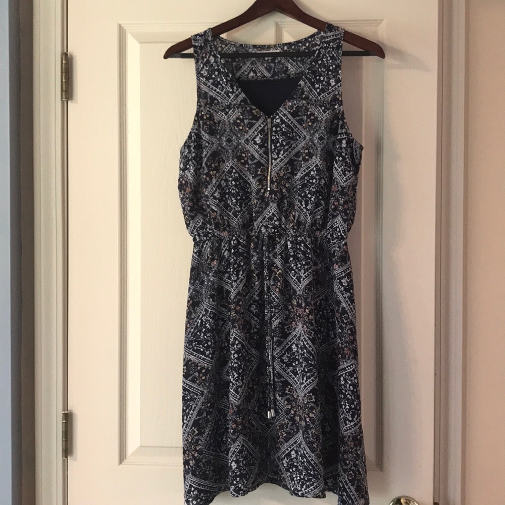 Maurices Navy Floral Dress
